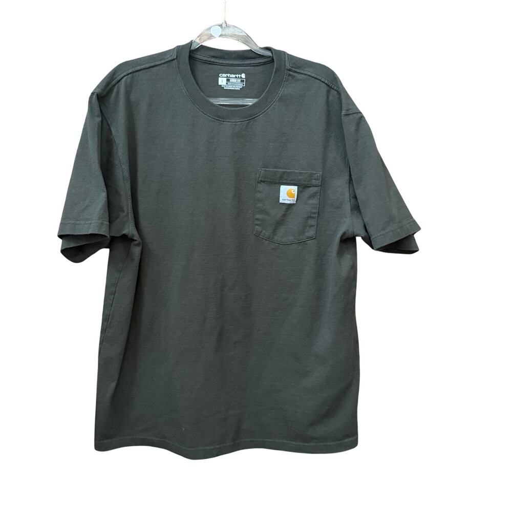 Carhartt Loose Fit Mens Short Sleeve Tee Size Large Pocket T-Shirt Casual Work